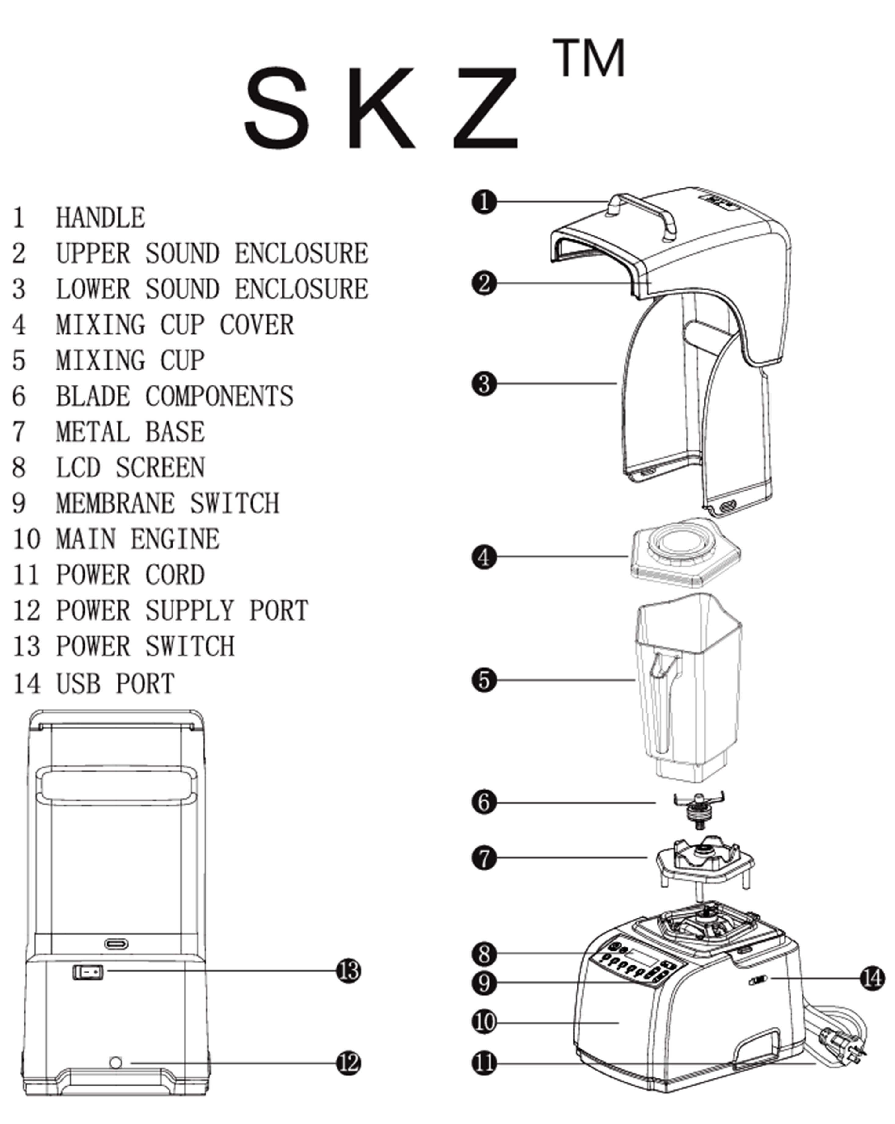 K-001 Exploded View
